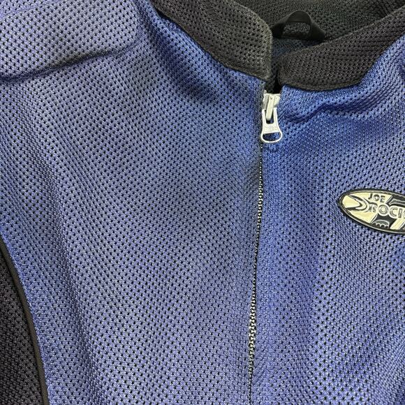 Joe Rocket Motorcycle Jacket Womens XL Ballistics Armor Padded Mesh Blue Purple - Picture 5 of 11